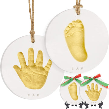 Baby Hand And Footprint Kit - Personalized Baby Foot Printing Kit For Newborn - Baby Footprint Kit For Toddlers - Baby Keepsake