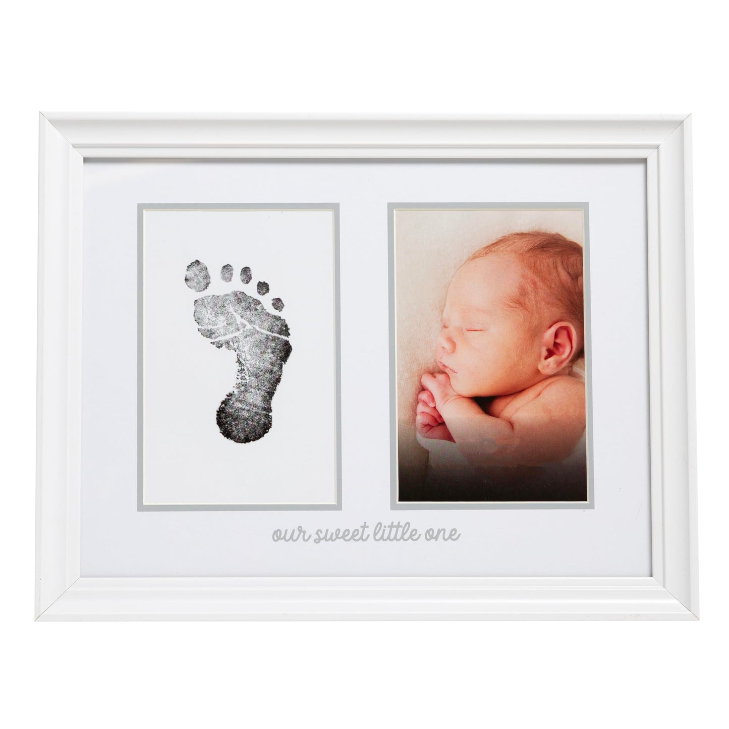 Little Blossoms Photo Print Frame, Baby Sonogram Keepsake, Baby Shower And Pregnancy Ideas, Ideal Little or Big Brother Gift, Ge
