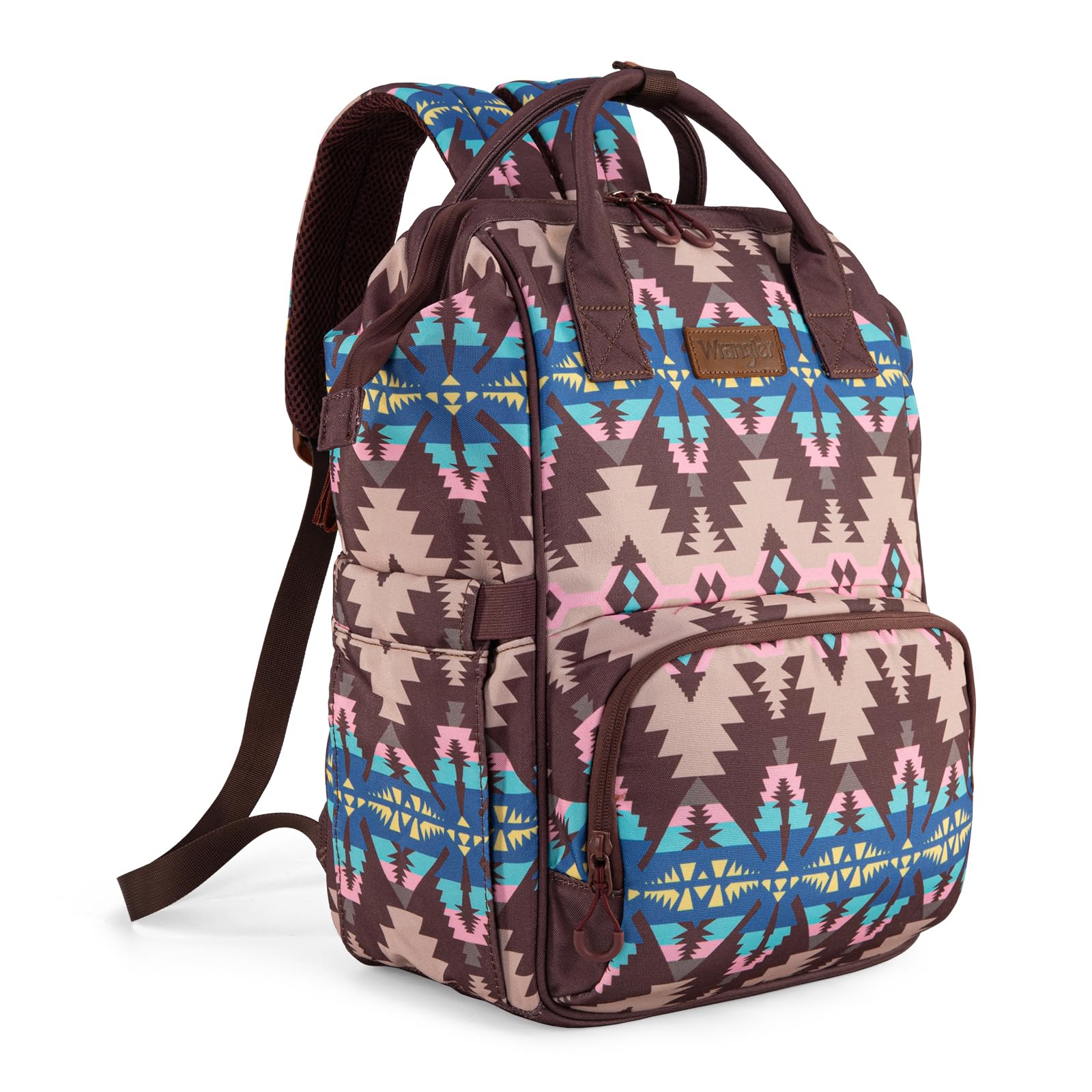 Wrangler Callie Diaper Bag Backpack with Stroller Straps Multifunction Baby Travel Bag WG2210-9110CF