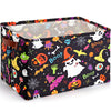 Seeloowy Halloween Boo Basket Spooky Ghost Halloween Laundry Basket Gift