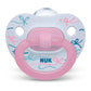 Nuk Comfy Orthodontic Pacifiers, Pink Assorted, 18-36 Months, 2 Count