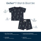 Gerber Baby Boys T-Shirt And Shorts Set, Anchor, 12 Months