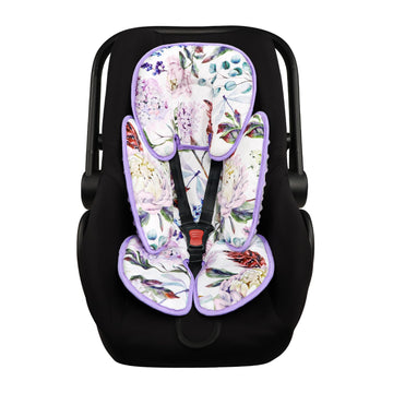 Infant Car Seat Insert For Newborn Girls Boys, Hnhuaming 2 In 1 Reversible Baby Car Seat Head & Body Support, Extra Soft Baby Ca