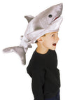 Kids Shark Plush Costume Hat with Adjustable Fit, Velour & Foam Fabrics, Fun Ocean Theme Halloween Accessory Standard