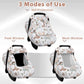 Caruili Car Seat Cover Baby Girl Boy, Warm Winter Carseat Cover For Baby, Kick-Proof Infant Car Seat Cover With Peep Window, Win