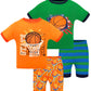 Daughter Queen Boys Pajamas 18-24 Months Summer Pjs Basketball Pj Sets Baby Toddler 100% Cotton Short Sleeve Jammies Sports Slee