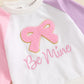 Ayalinggo Toddler Baby Girl Valentines Outfit Love Heart Shirt Long Sleeve Sweatshirt Casual Pants Valentines Day Clothes (Purpl