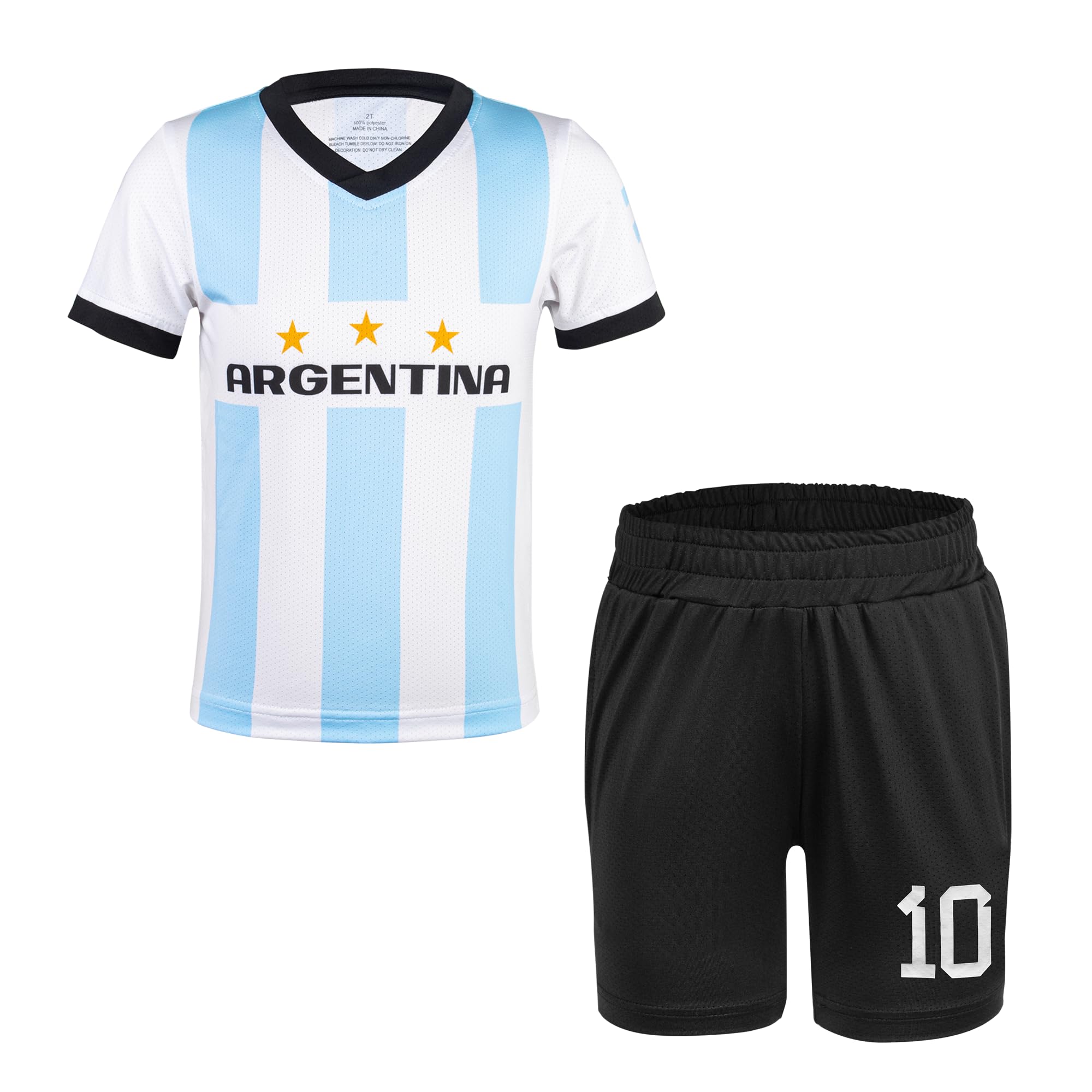 Unique Soccer Jerseys For Toddlers #10 Argentina 2T Soccer Football Outfit For B WBBAPB0CDKNWPJF