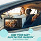 Baby Car Camera With Advanced Crysta-Clear Night Vision, 3X Zoom, Usb Powered, Ahd 1080P 5'' Ips Full View Car Baby Monitor, Bac