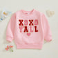 Toddler Baby Girl Boy Valentines Day Outfit Fries Before Guys Sweatshirt Shirt Long Sleeve Pullover Winter Clothes (A-R-Pink, 3-