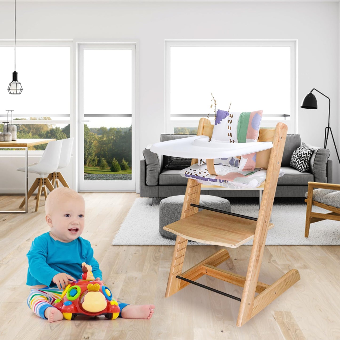 For Stokke High Chair Cushion, Soft And Comfortable For Tripp Trapp High Chair Cushion, For Tripp Trapp Cushion Set Makes It Saf