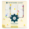 NINTARABABY ExtraLarge Swaddle  Pack of 3, 47 x 47 (119 cm x 119 cm)