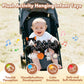 GKDOMS Baby Carseat Toy Black & White Rattle Spiral Hanging Activity Stroller Toy for Newborns Boys and Girls - Cat