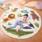 Metreno Kids Mats For Floor Plush Foam Mat For Infants NonSlip Children Crawling Mat Washable Carpet Rug For Babies Children Pl