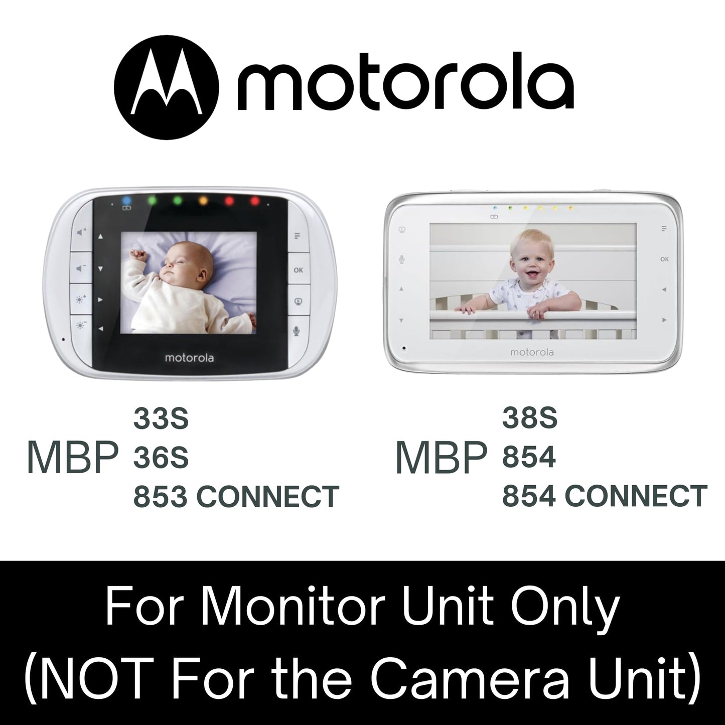 For Motorola Baby Monitor Charger (Handheld Monitor Unit Only), Including Mbp33S Mbp36S Mbp36Xl Mbp38S Mbp41S Mbp43S Mbp843 Mbp8