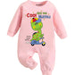 Knitroot Mamu Theme, Cool Like My Mamu Text Printed, Full Sleeves, ShoulderSnapButtons, Cotton Jumpsuit, Rompers For New Born 