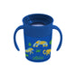 Dr. Browns Milestones Cheers 360 Cup Spoutless Transition Cup With Handles For Easy Grip And Leak-Free Learning, Blue Safari, 7