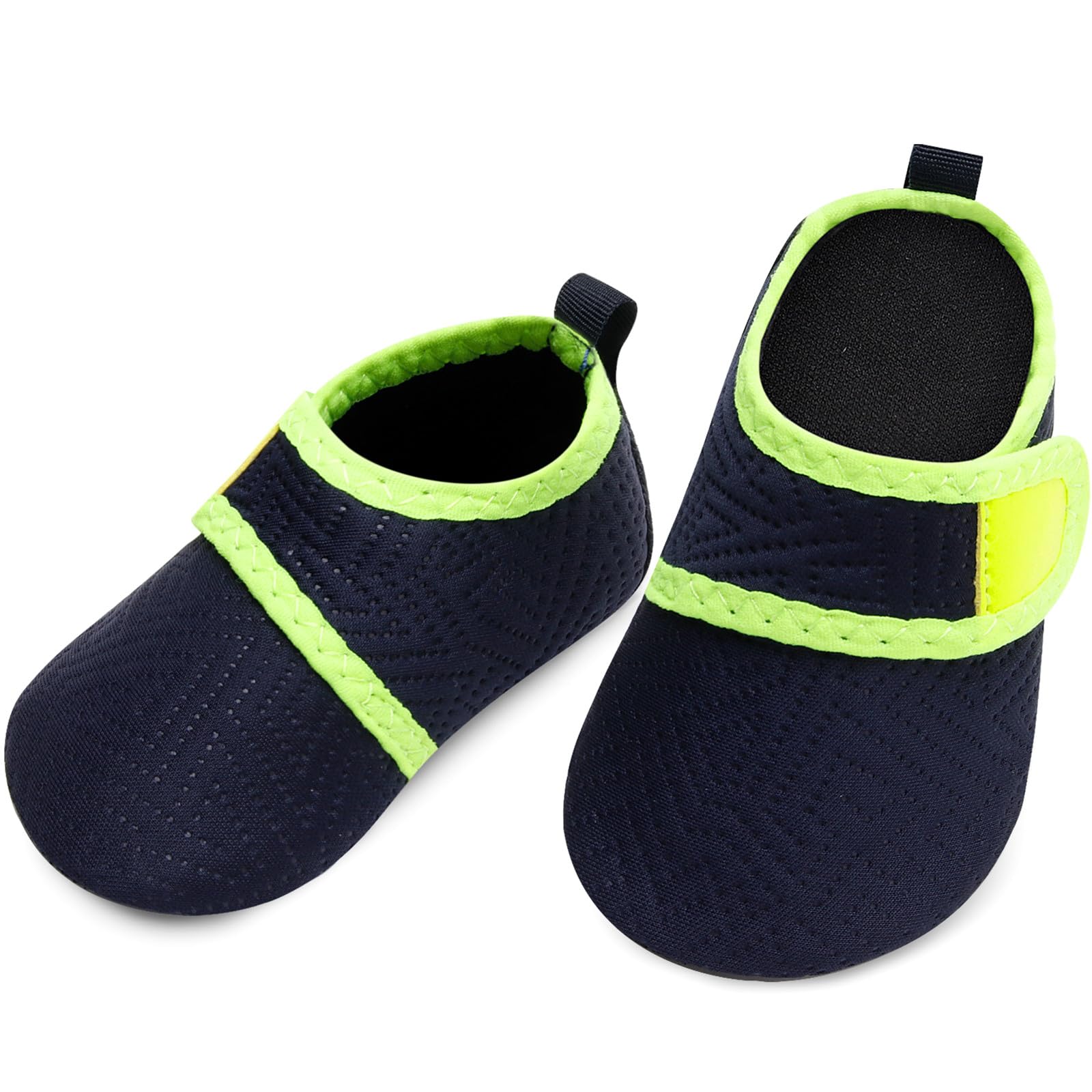 Barerun Baby Water Shoes Barefoot Skin Aqua Sock Swim Shoes For Beach Swim Pool Blue 12-18 Months Infant