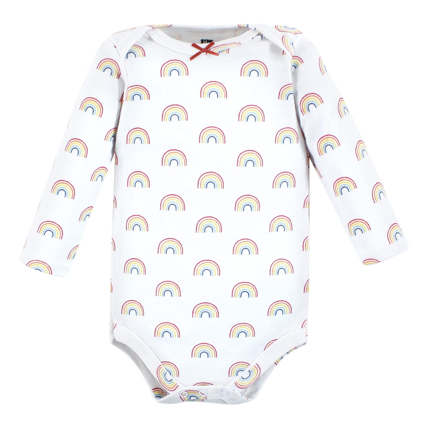 Hudson Baby Unisex Baby Cotton Long-Sleeve Bodysuits, Creativity, 3-6 Months