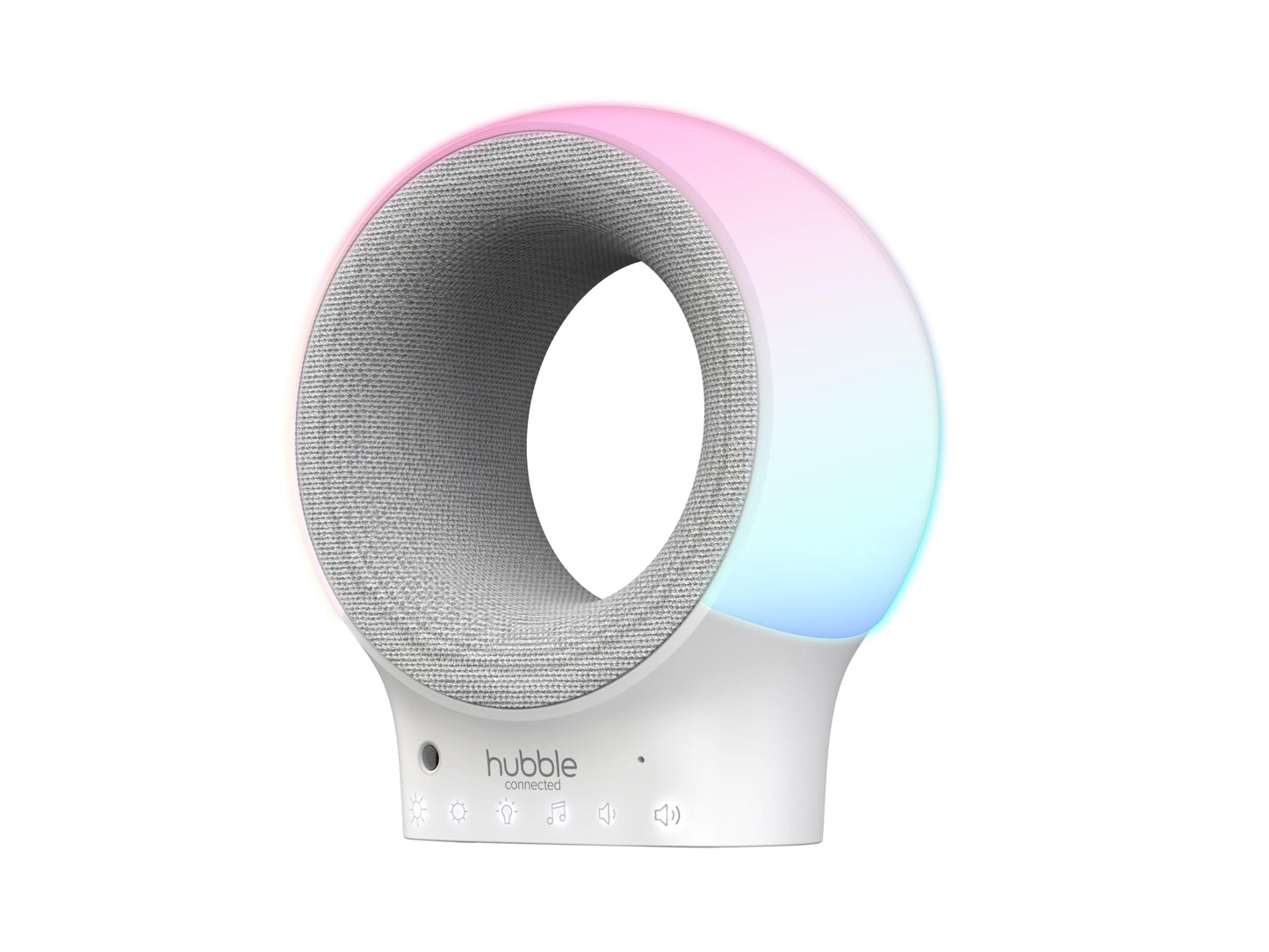 Hubble Connected Eclipse Sound Machine And Nursery Pal Touch Bundle; 5' Smart Wifi Baby Monitor W/Camera & Audio; Flexible Wall