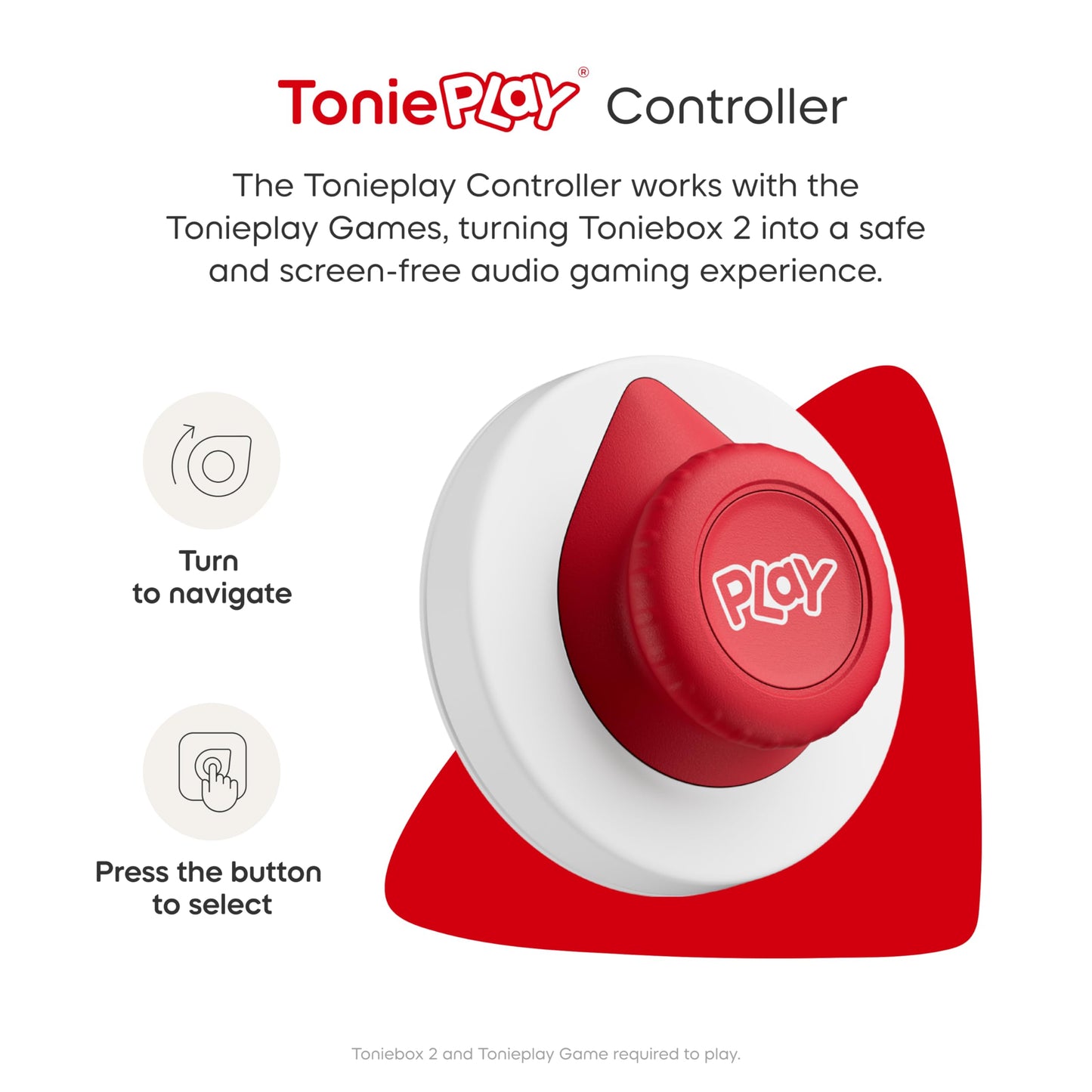 Toniebox 2 Audio Player Bundle for Kids 3+ with Lalalinos Akio, Cosmo, Scout Figurines and Tonieplay Game & Controller - Sky Blu