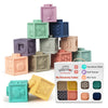 BabyToLove Discovery Cubes | Montessori Baby Blocks for Sensory & Motor Skill Development | Soft Stacking Blocks for Babies & To