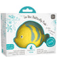 CaaOcho Pure Natural Rubber Bath Toy - La The Butterfly Fish Baby Toy - Hole Free Bath Toys, BPA Free Bath Toys for Infants, Wit