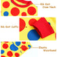 A&J Design Boys Clown Pajamas Girls Toddler Halloween Costume Kids Circus Pjs Color Dots 8 Years
