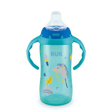 NUK Learner Plastic Cup, Kingdom Blue, 10 Ounce