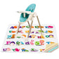 High Chair Splash pad, 51 51 Non-Slip Waterproof Multi-Purpose Splash pad, Washable Splash pad for high Chair Floor Protection T