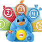 Fisher-Price Baby Learning Toy Linkimals Counting & Colors Peacock with Lights & Music for Infants Ages 9+ Months, Compatible On