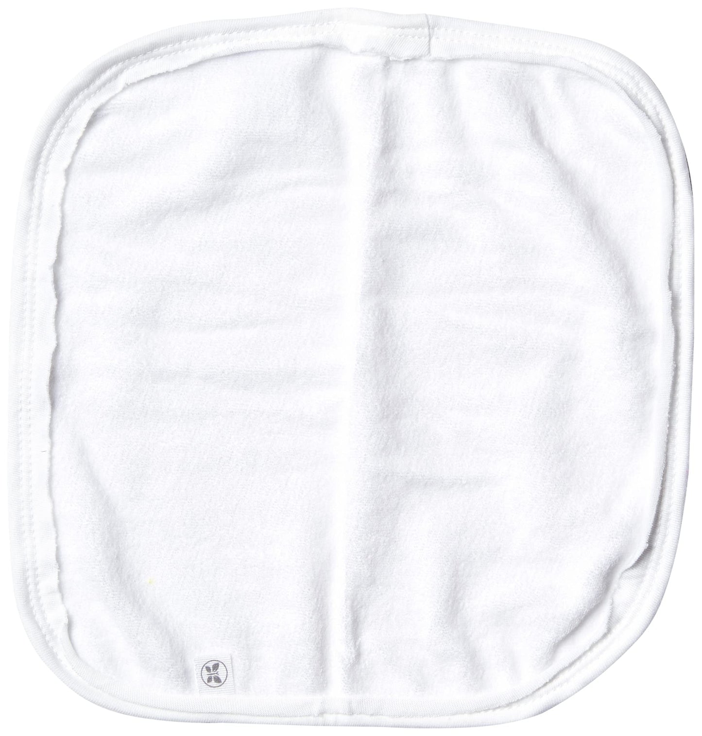 Honestbaby 10-Pack Organic Cotton Baby-Terry Wash Cloths, Bright White, One Size,10 Count (Pack Of 1)