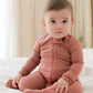 Vaenait Baby Toddler Boys Girls Solid Footie Pajama Cozy Modal Cocoa 0-3M