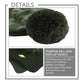 Jangannsa Knitted Baby Hat Scarf Set Winter Warm Boys Girls Beanie Fleece Lining Toddler Kids Hats With Pompom (Olive Green Hat,