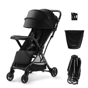 Momcozy Clickgo Lightweight Stroller, Compact Travel Stroller For Airplane With One-Click Fold, Baby Stroller And Toddler Stroll