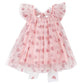 Valentine'S Day Baby Girl Tulle Dress Kids Heart Tutu Skirt Lace Sleeveless Princess Sundress (Pink,18-24M)