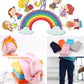 Cuteon Unisex Toddler Jogger Pants Kids Cotton Elastic Waist Winter Baby Sweatpants Pants 4Years Pink