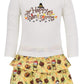 Unique Baby Girls Happy Thanksgiving Layered Skirt Shirt Fall Dress Outfit (4T)