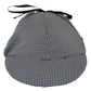 Novelty Giant Www.Noveltygiant.Com Classic Detective Houndstooth Deerstalker Costume Hat Black & White