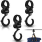 4 Pcs Walker Hook Hanging Multipurpose 360 Rotation Stroller Clip Diaper Bag Hanger For Walker Rollator Crutches Wheelchair Shop