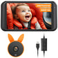 Babyvue Usb Car Camera For Baby : 4.5' Baby Car Camera With 1080P Crystal Clear Mirror View, Easy Installation Carseat Rear Fac