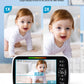Uksup Sm663V2 Baby Monitor With 2 Cameras - 5' Display Video Baby Monitor With Remote Pan & Tilt, 2X Zoom,Auto Night Vision, 2