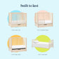 Carter'S By Davinci Colby 4-In-1 Convertible Mini Crib With Trundle Drawer In Washed Natural, Greenguard Gold Certified, Undercr