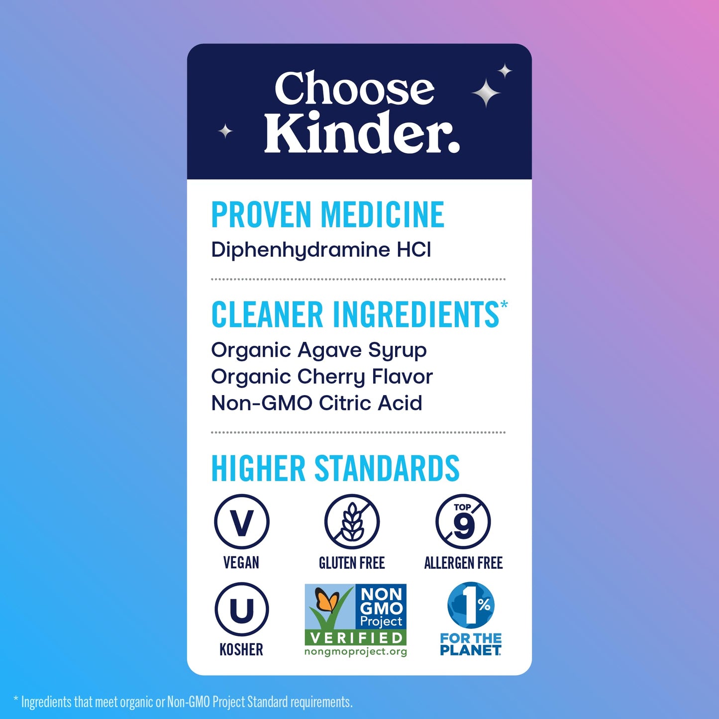 Kindermed Kids' Nighttime Cold & Cough Medicine, For Ages 6 Years+, No Dyes, No Artificial Flavors, No Artificial Sweeteners, Ve