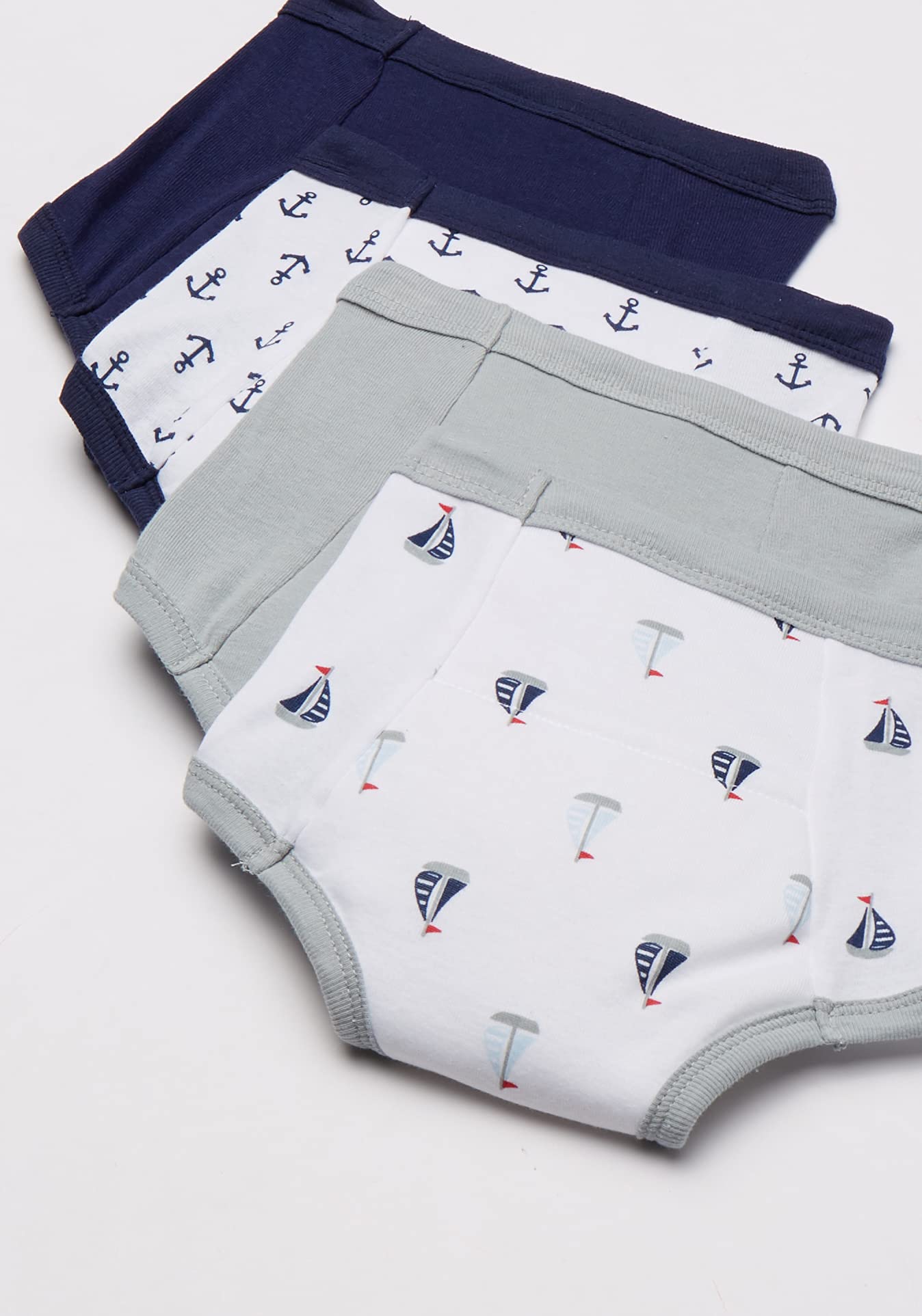 Luvable Friends Unisex Baby Cotton Training Pants, Anchor, 4 Toddler