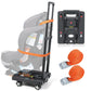 Orzbow Car Seat Dolly for Airport, Folding Car Seat Travel Cart with 4 Wheels and Adjustable Handle, Carseat Roller for Airplane
