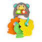 Bright Starts Musical Monkeys Baby Toy - Sensory Toy with Lights, Textured Fruit Keys Teethers, and 10+ Car Sounds, for Ages 6 M