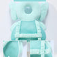 Head Safety Protector Pad For Baby Toddler Walker,Infant Talking Head Protection Backpack Cushion (Z Light Blue Elephant Sets)