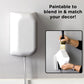 Qdos Safety Large Outlet Cover Box For Baby Proofing Outlets | Secure Hidden Lock | Oversized Interior For Bulky Plugs, Charging