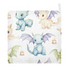 Bulletgxll Cute Little Dragons Baby Washcloths, Soft and Absorbent Wash Cloths, Baby Bath Towel, Face Towel for Newborns, Infant